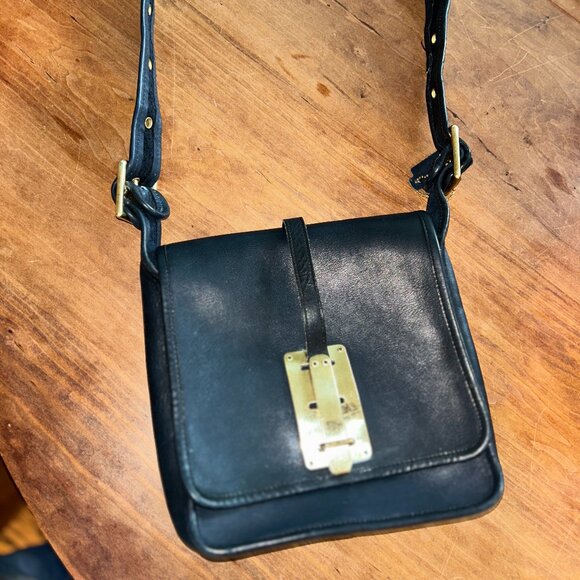 Coach Italian Legacy Collection Shoulder Bag, Navy, Vintage - Picture 1 of 9